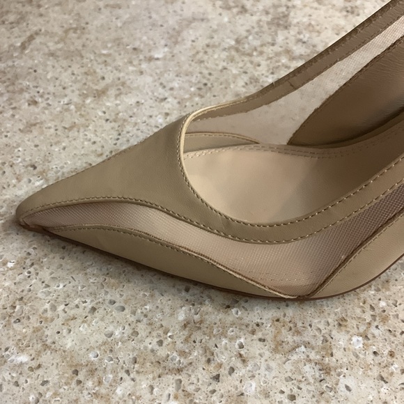 NWOT REISS Ellie Slingback Pointed Toe Pump in Latte Size 9 (39) - Picture 9 of 12